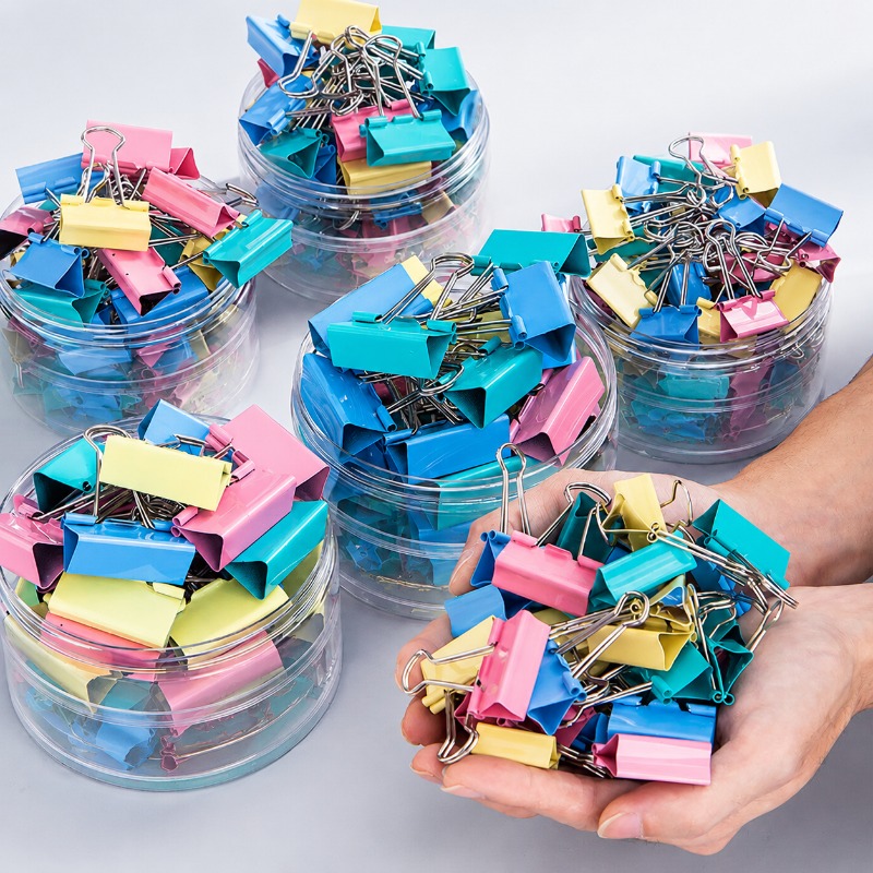 40PCS/Set Long Colorful Metal  - đánh giá và giá Supply Of Office Stationery