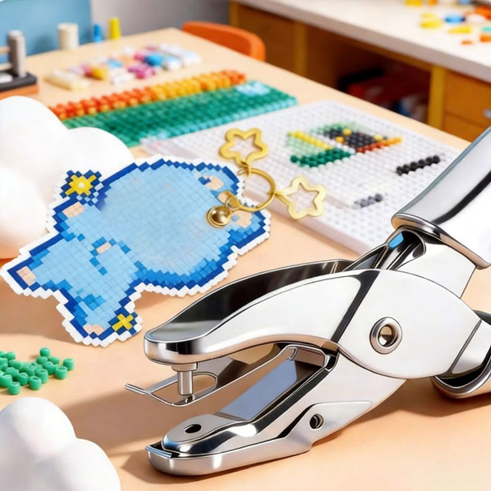 New Metal Perler Beads Hole Pu - đánh giá và giá Paper Punch 3 Hole