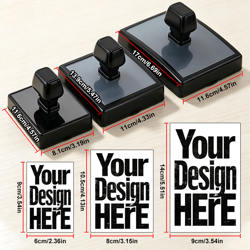 Custom Large‑Size Self‑Inking  - đánh giá và giá Self Inking Stamp