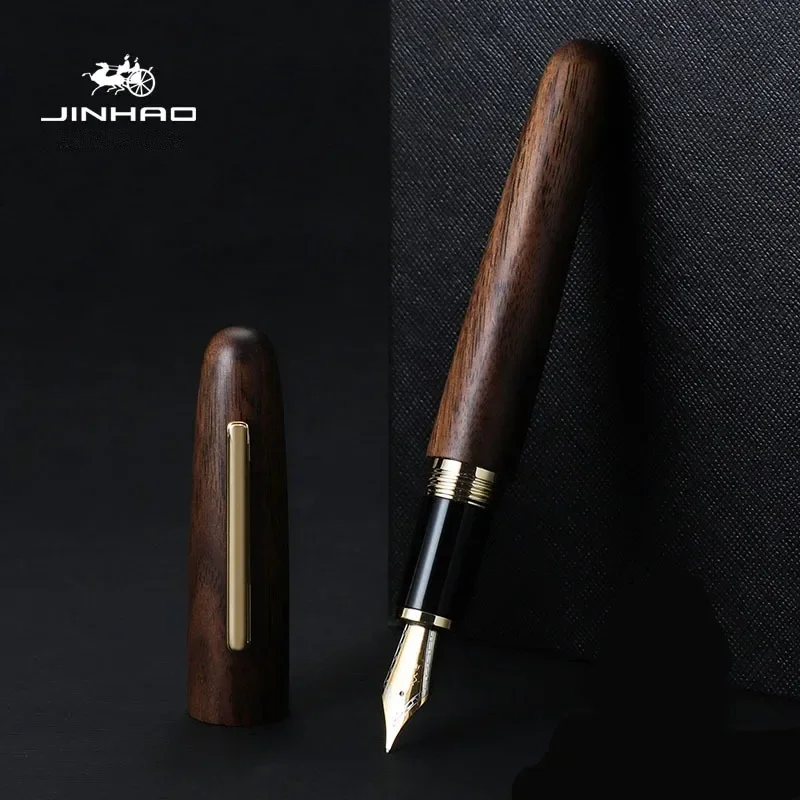 Jinhao 9056 Natural Wood Handm - đánh giá và giá Stationery Supply Business