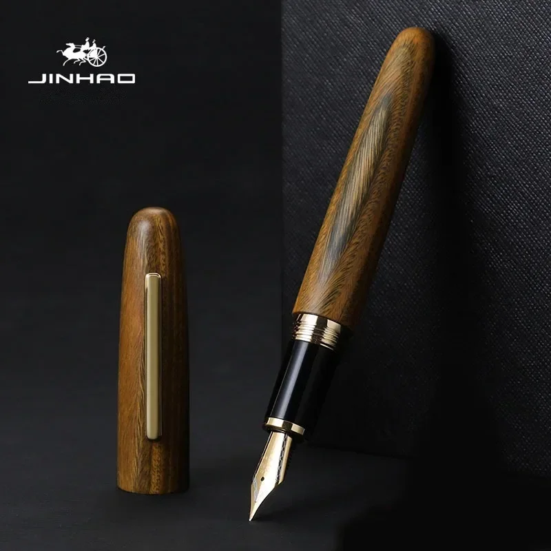 Jinhao 9056 Natural Wood Handm - đánh giá và giá Stationery Supply Business