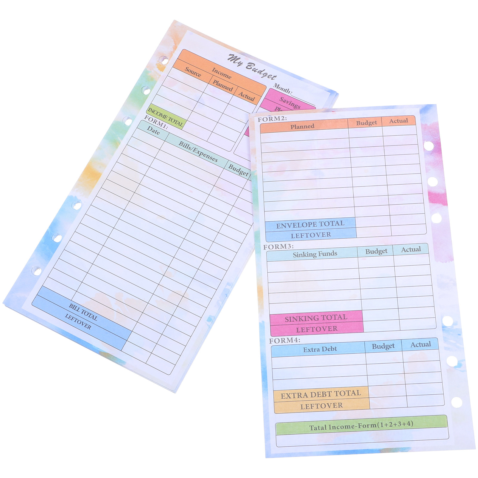 14Sheets A6 Refillable Budget  - đánh giá và giá Planner Weekly Budget
