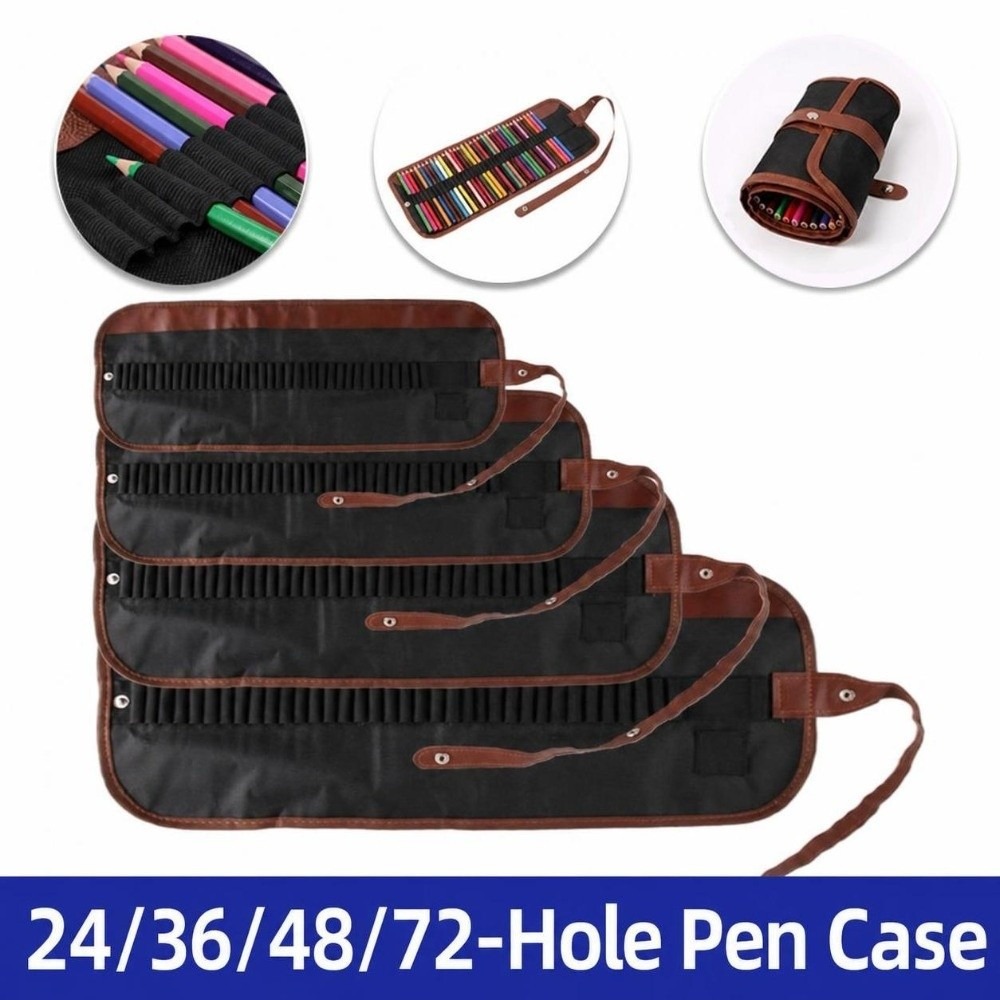 24/36/48/72 Slots Roll Up Penc - đánh giá và giá Pencil Case Large