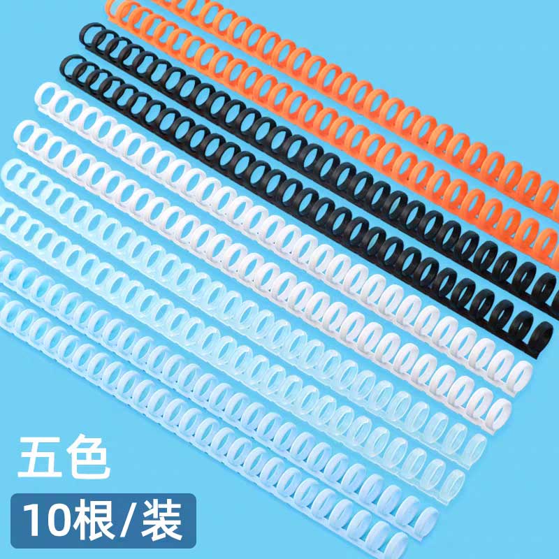 10pcs Colorful Plastic 30-Hole - đánh giá và giá Binding Comb Plastic