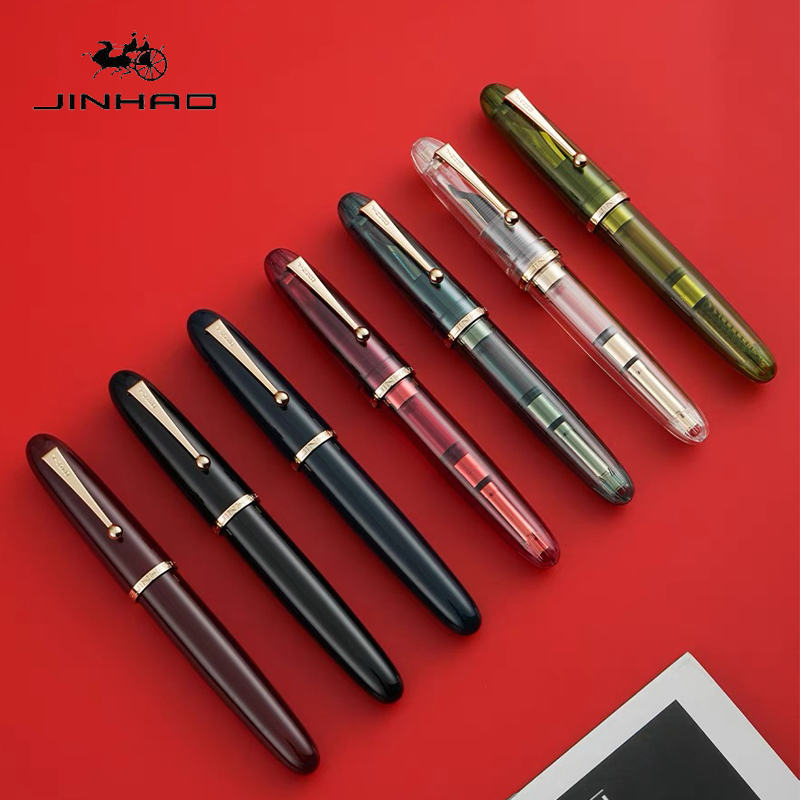 Jinhao 9019 Fountain Pen Trans - đánh giá và giá Stationery Supply Business