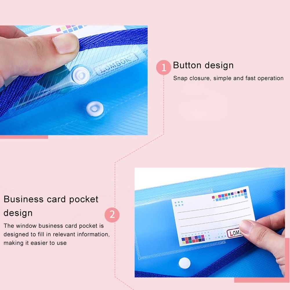 1-10PCS Waterproof A4 A5 Snap  - đánh giá và giá Supply Of Office Stationery