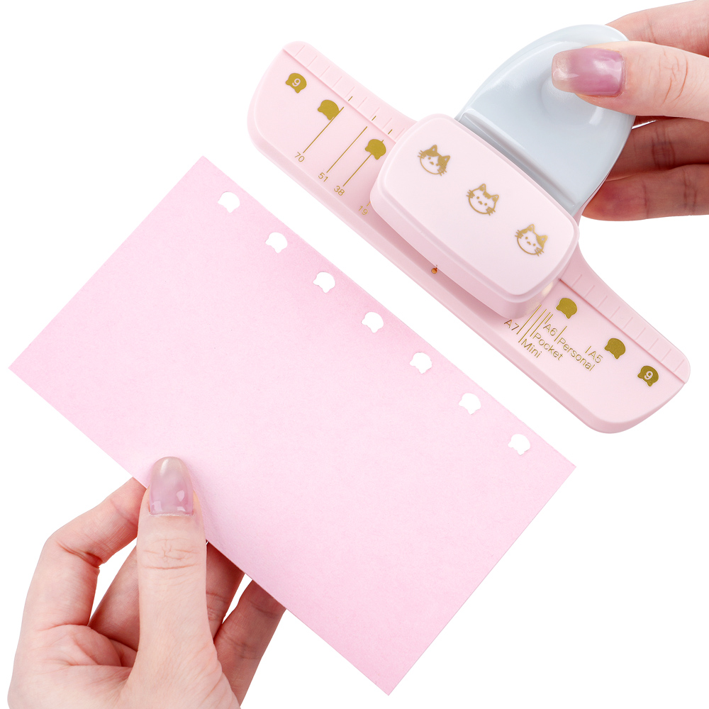 Cute Cat Head 3-Hole Punch for - đánh giá và giá Paper Punch 3 Hole