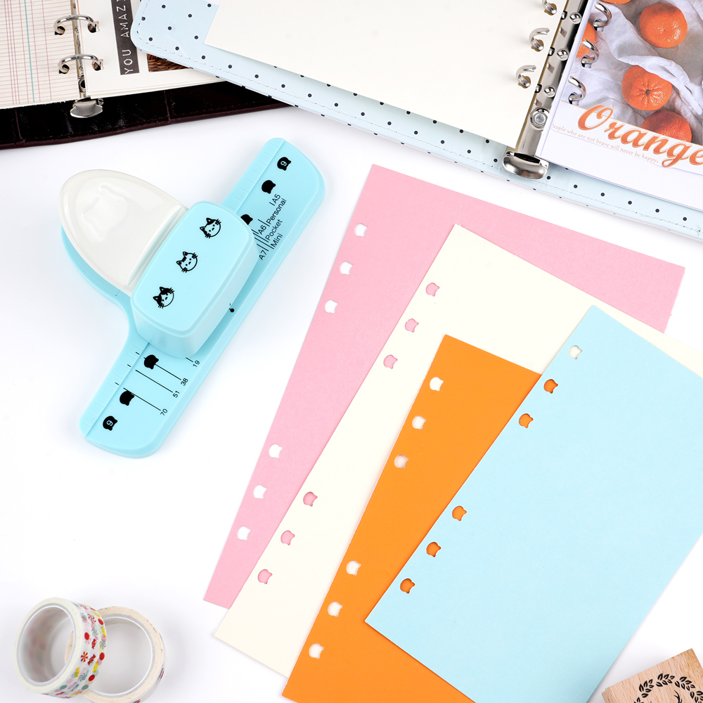 Cute Cat Head 3-Hole Punch for - đánh giá và giá Paper Punch 3 Hole