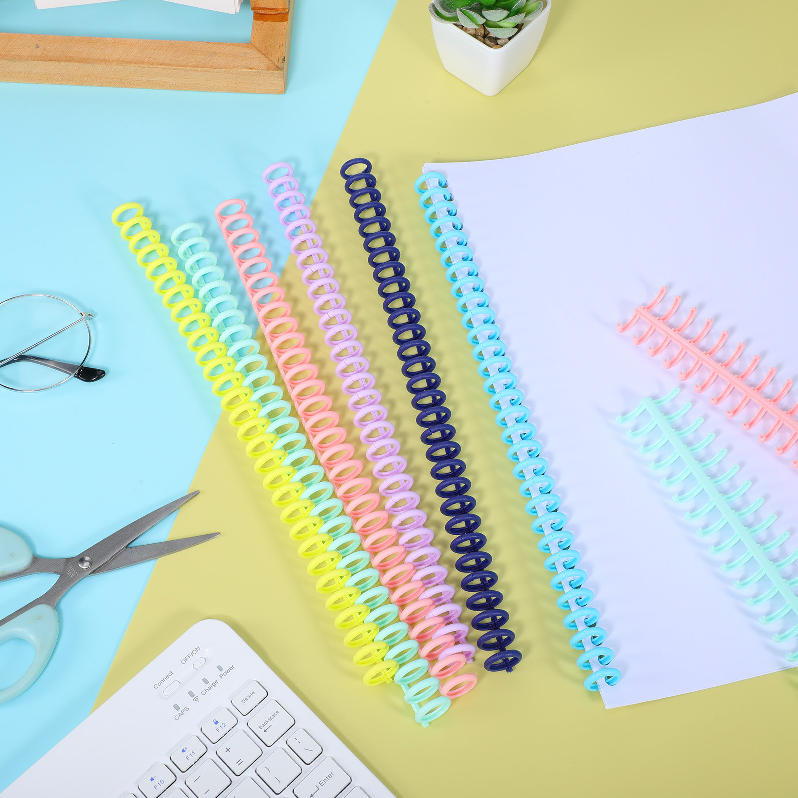 12Pcs Flexible Plastic Binding - đánh giá và giá Binding Comb Plastic